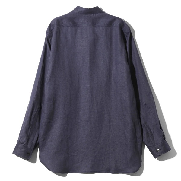 【24SS】Needles ニードルズ Band Collar Work SH -Linen Canvas- バンドカラーワークシャツ  リネンキャンバス OT207【送料無料】-Seagull direction ONLINE STORE