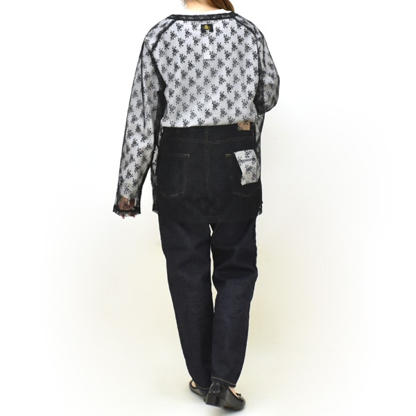 26SS】Needles ニードルズ フローラルラッセルレース Uネック