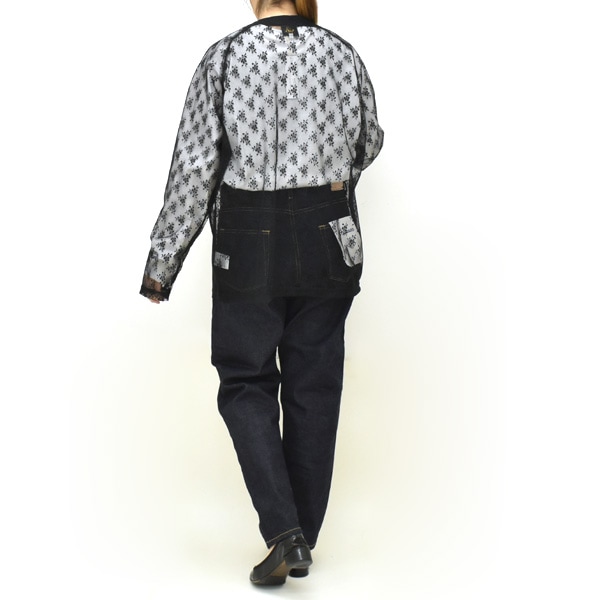 26SS】Needles ニードルズ フローラル ラッセルレース Vネック