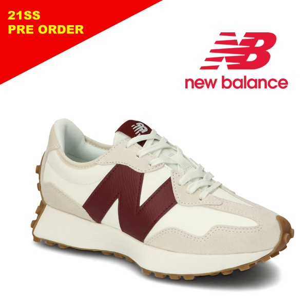 21ss New Balance ニューバランス Ws327 Ka ホワイト バーガンディ レディース スニーカー 先行予約 先行予約アイテム 21ss 先行予約 シーガルディレクション オンラインストア