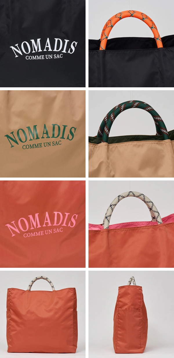 26SS】NOMADIS ノマディス SAC2 16mm サック ナイロントートバッグ
