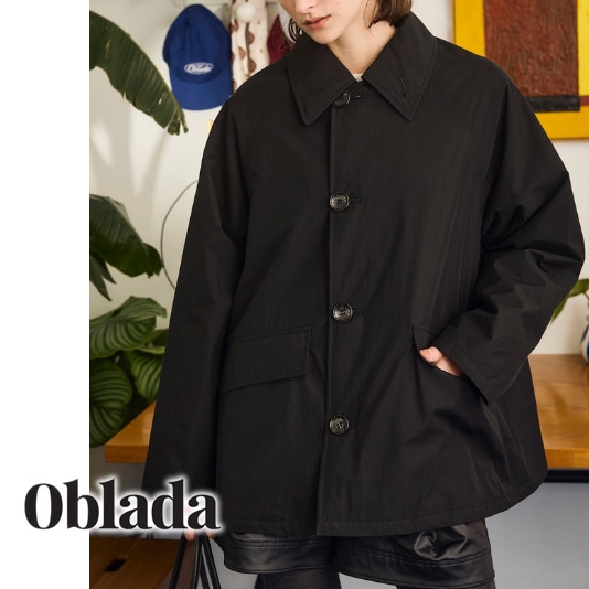 25FW】Oblada オブラダ FEATHER COAT MINI フェザーコート ミニ