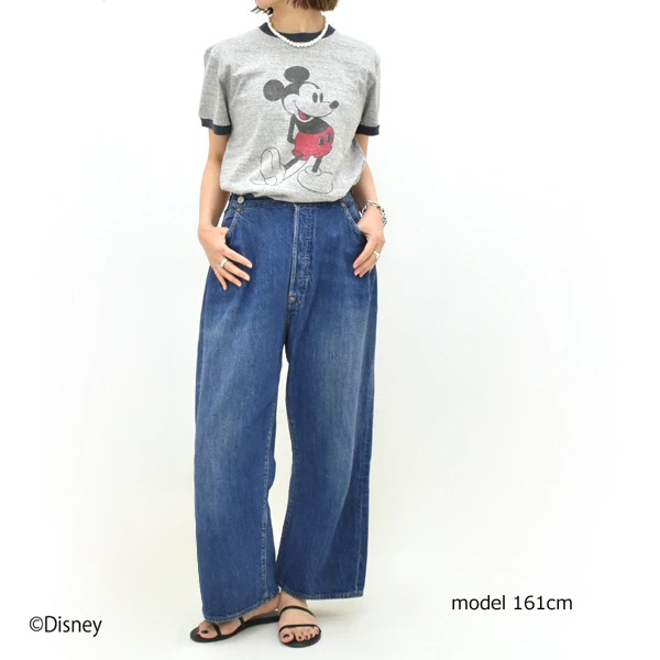 Oblada オブラダ MICKEY TEE ミッキー リンガーTシャツ F2510CU13
