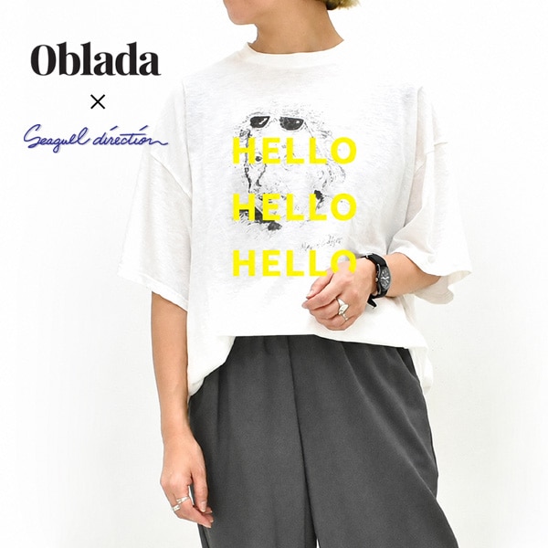 別注】Oblada オブラダ UNCLE HELLO TEE アンクル ハロー Tシャツ