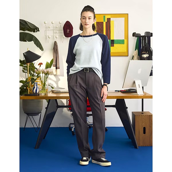 26SS】Oblada オブラダ ANY PANTS エニーパンツ タックセンタープレス