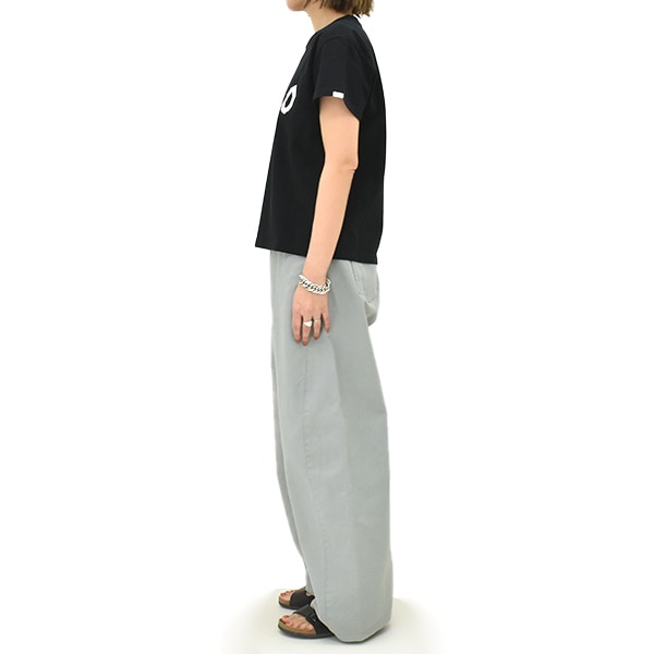 オブラダ tape print tee ❤️ hello サイズフリーです。 再入荷】【26SUMMER】Oblada オブラダ テーププリントTシャツ TAPE