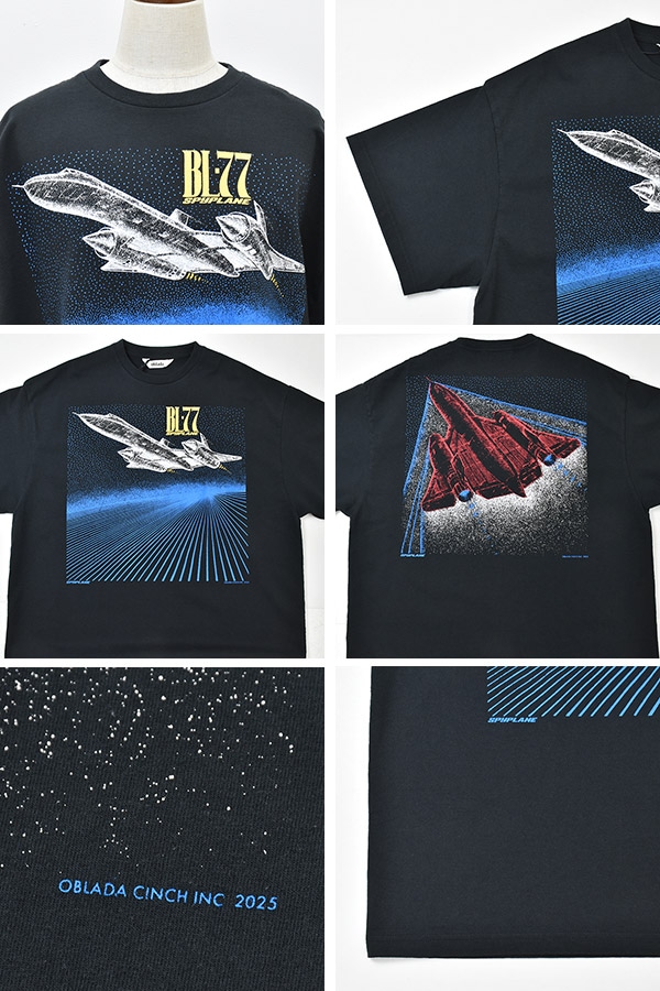 oblada オブラダ　スペースTシャツ　SPACE TEE 26SUMMER】Oblada オブラダ スペースプリントTシャツ SPACE TEE