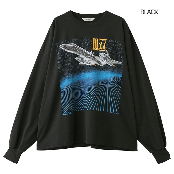 26SUMMER】Oblada オブラダ スペースロングTシャツ 長袖 SPACE LONG