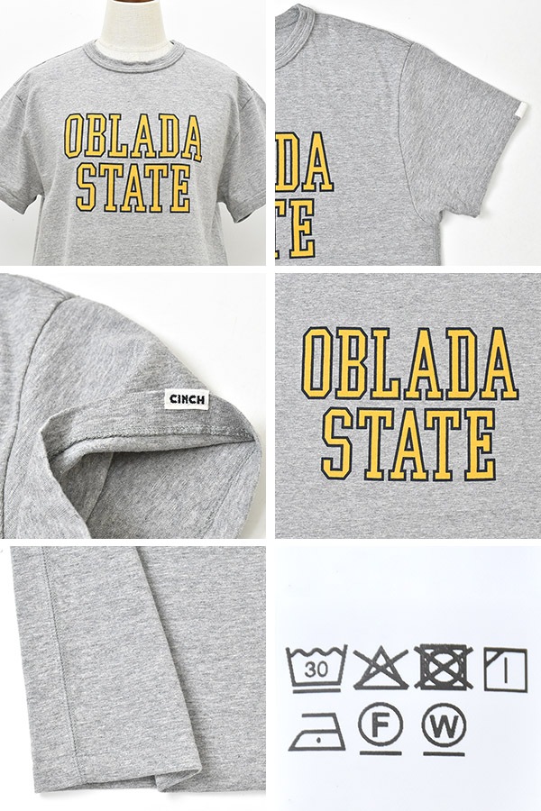 26SUMMER】Oblada オブラダ ステートプリントTシャツ STATE TEE