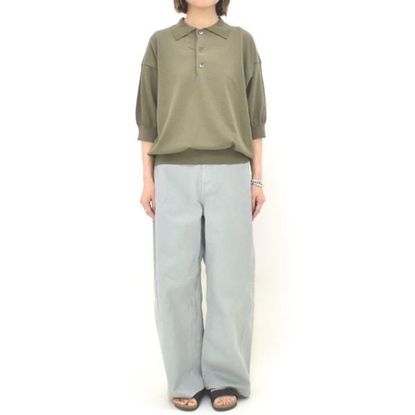 Oblada オブラダ サマーヘンリーポロニット 半袖 SUMMER HENRY POLO