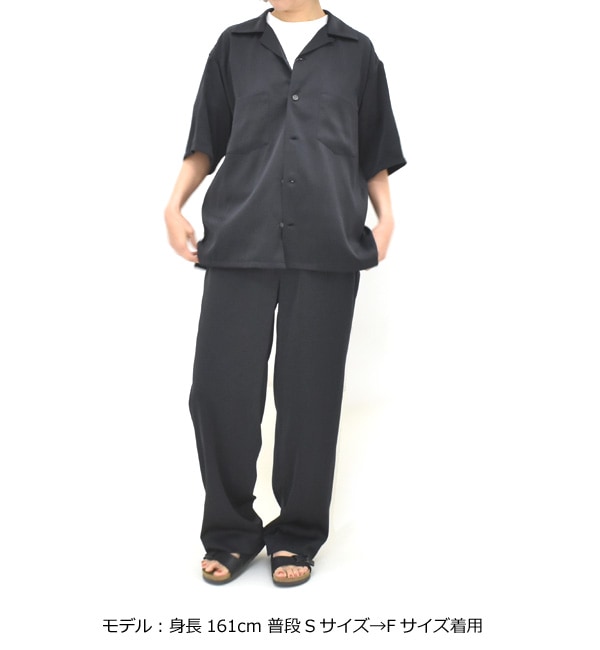 26SUMMER】Oblada オブラダ オープンカラーシャツ OPEN COLLAR SHIRT