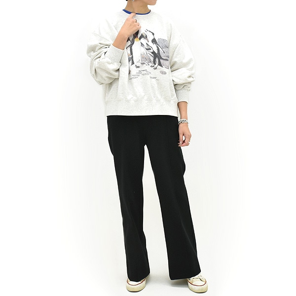 Oblada オブラダ PENGUINES SWEAT ペンギンプリントスウェット