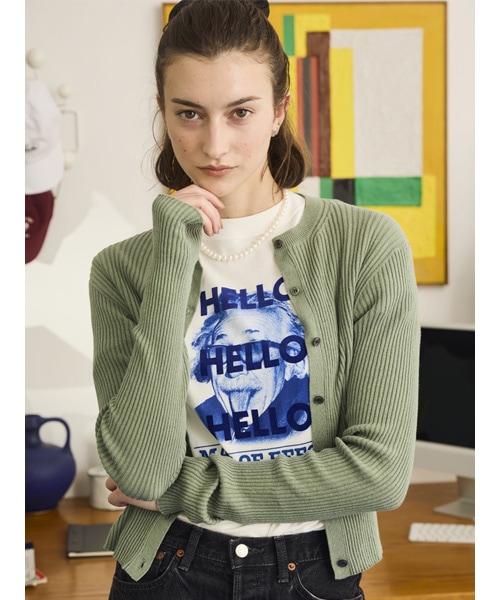 26SS】Oblada オブラダ MAN OF EFFORT TEE グラフィック フロッキー T