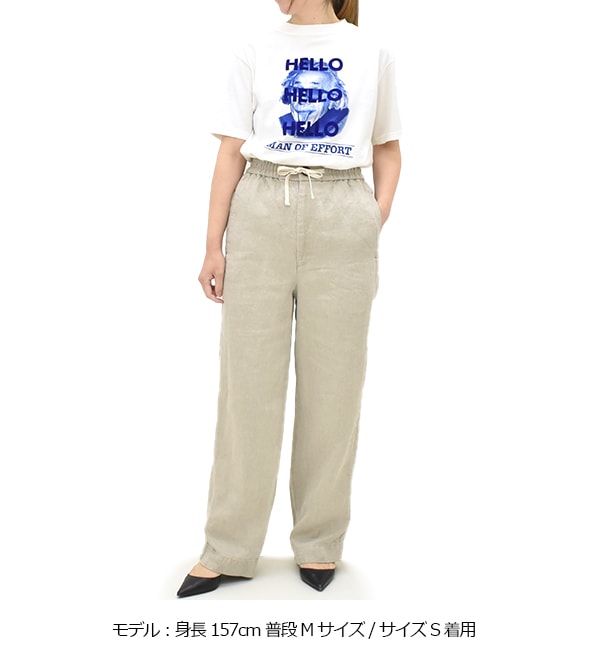 26SS】Oblada オブラダ LINEN DENIM PANTS リネン デニム パンツ