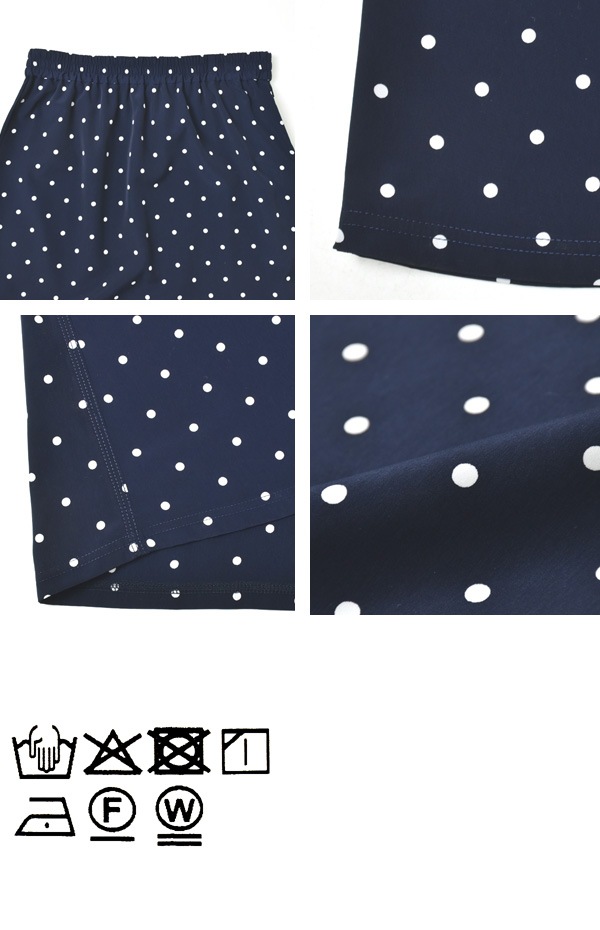 26SS】Oblada オブラダ DOT EASY SKIRT ドット イージー スカート