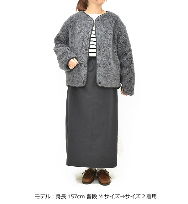 ORCIVAL オーシバル ボアフリースラウンドネックブルゾン OR-A0741BFF