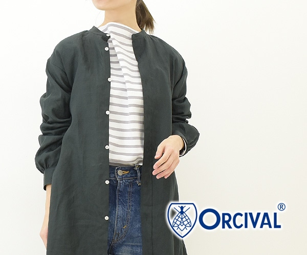 ORCIVAL オーシバル オーチバル バンドカラーシャツ RCYLE