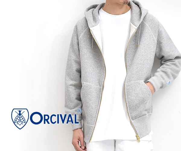 ORCIVAL オーシバル フレンチテリー ZIPアップ パーカー RC-9007 メンズ オーチバル【送料無料】 BRAND  LIST,O,ORCIVAL Seagull direction ONLINE STORE