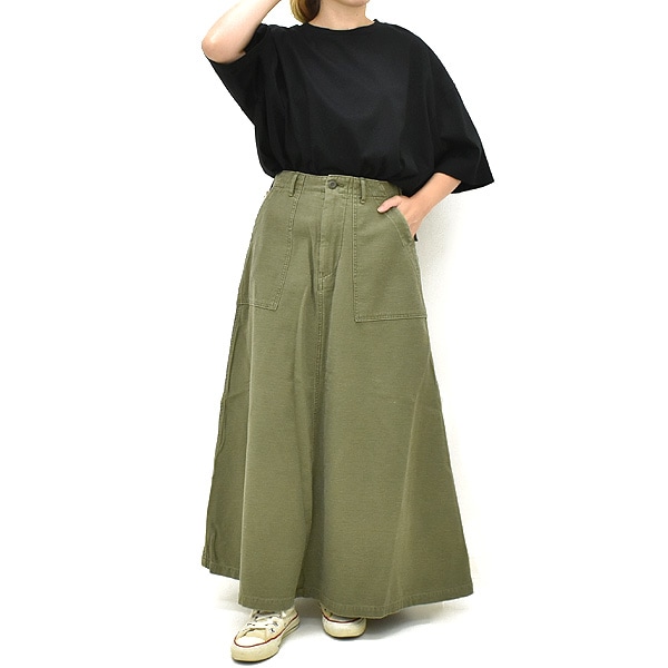 最終値下げ　オアスロウ orslow スカート orSlow オアスロウ FATIGUE SKIRT ファティーグスカート DARK