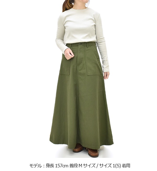 orSlow オアスロウ ファティーグ スカート U.S.ARMY FATIGUE SKIRT 00