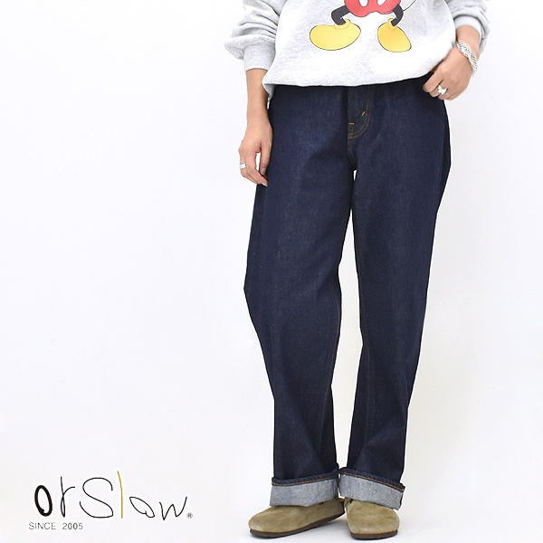 orSlow オアスロウ 101 DAD'S FIT DENIM PANTS ダッズ フィット デニムパンツ ONE WASH 01-1010W-81  レディース メンズ ユニセックス【送料無料】 | BRAND LIST,O,orSlow | Seagull direction ONLINE  STORE