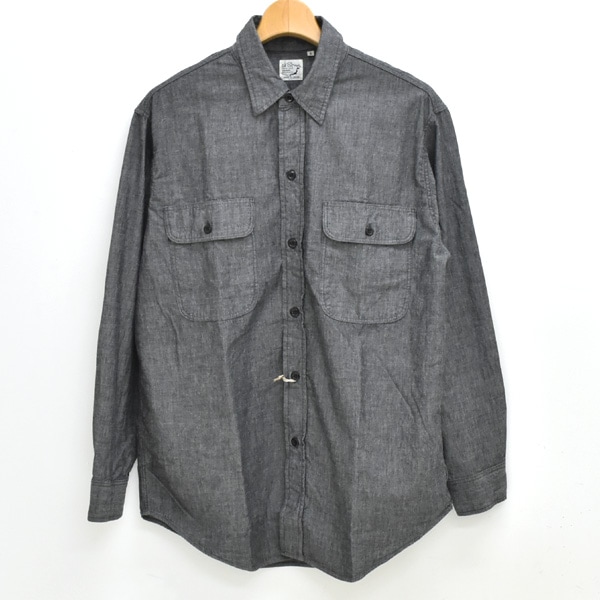 orSlow オアスロウ ブラックシャンブレー ワークシャツ BLACK CHAMBRAY