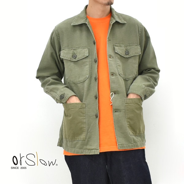 orSlow オアスロウ 4POCKET US ARMY SHIRT ミリタリーシャツ