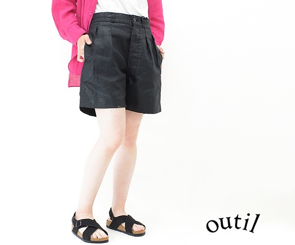 【60%OFF】Outil ウティ リネンショートパンツ 