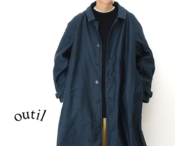 【21AW】OUTIL ウティ モールスキン コート 