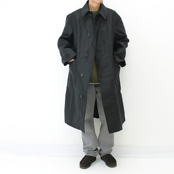 【21AW】OUTIL ウティ コート ブラックモールスキン A