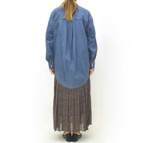 再入荷】PASSIONE パシオーネ ボウタイ付きデニムシャツ 536912