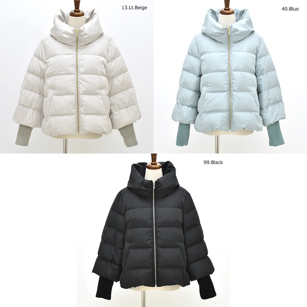 PASSIONE パシオーネ 袖リブダウンジャケット 546401 レディース【送料