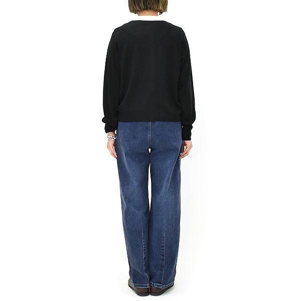 早い者勝ち‼️【新品】mal.レレレさん　パシオーネ　人気のデニムパンツ　36 セール/20%OFF】PASSIONE パシオーネ 裏起毛デニムパンツ 616608