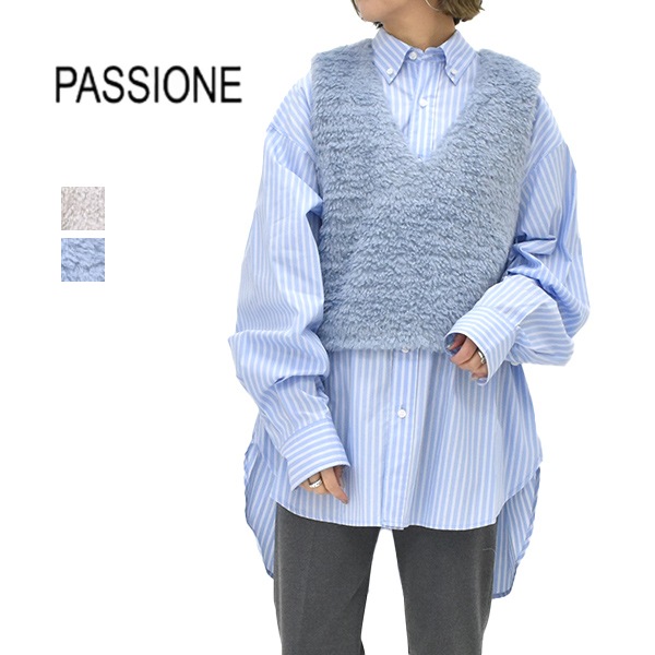 セール/30%OFF】PASSIONE パシオーネ BARTOLOZZI ファーベスト 616913