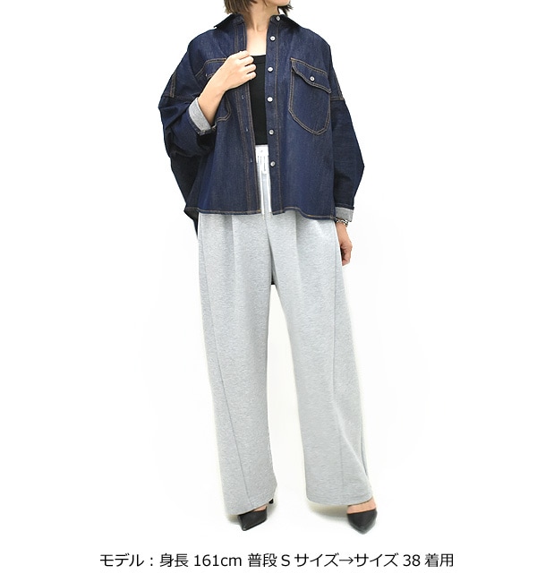 PASSIONE パシオーネ ドロップショルダーデニムシャツジャケット