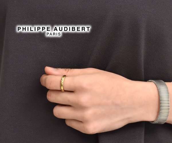 PHILIPPE AUDIBERT フィリップ オーディベール Light gold Alliance ring ゴールドリング BG4617OP  レディース 指輪【クリックポスト可】-Seagull direction ONLINE STORE