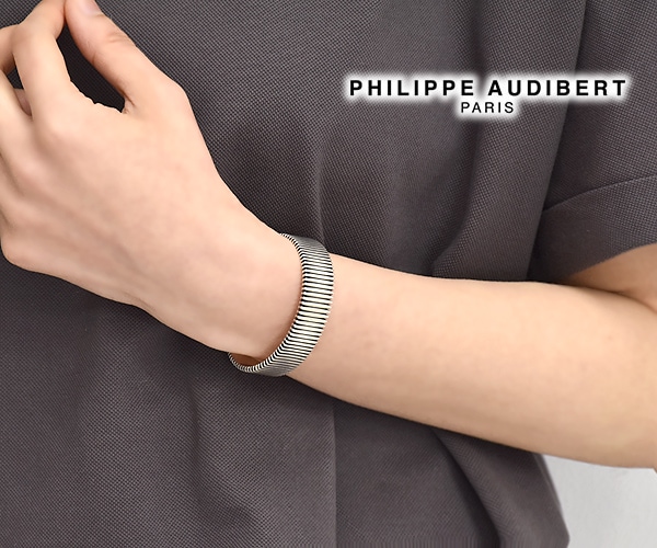 PHILIPPE AUDIBERT Donovan bracelet シルバー カラー メタル 幅広