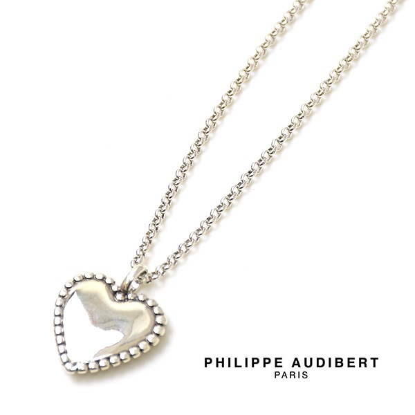 PHILIPPE AUDIBERT フィリップ オーディベール Wanda perlee necklace ネックレス ハートモチーフ CO5686  レディース【送料無料】【クリックポスト可】-Seagull direction ONLINE STORE