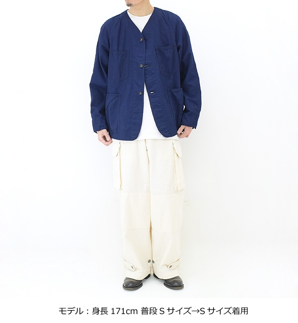 【22SS】POST OVERALLS ポストオーバーオールズ ヴィンテージツイル インディゴカバーオールジャケット #3103 VTI POST  42 DV / vintage twill indigo【送料無料】-Seagull direction ONLINE STORE