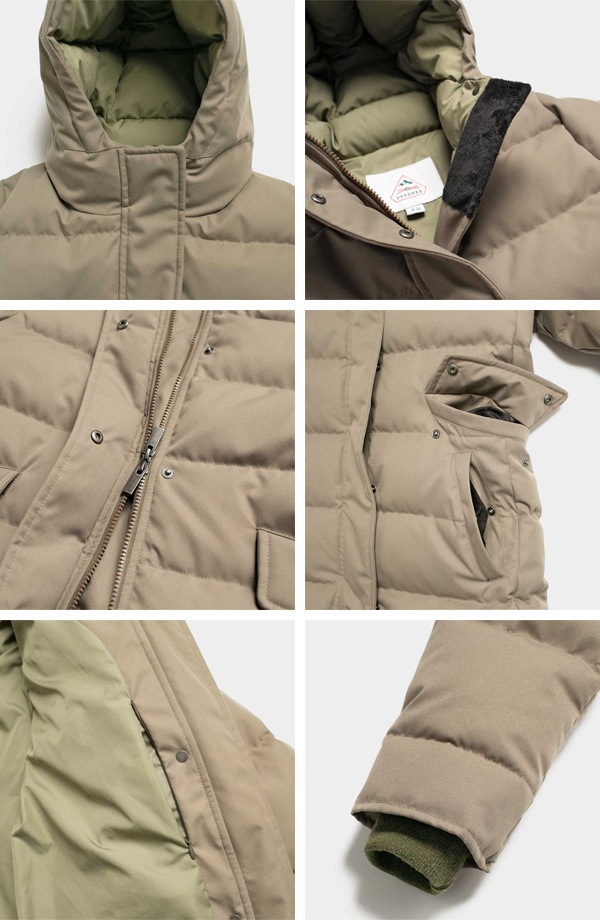 PYRENEX ピレネックス MASSANA マッサナ フード付きロングダウン