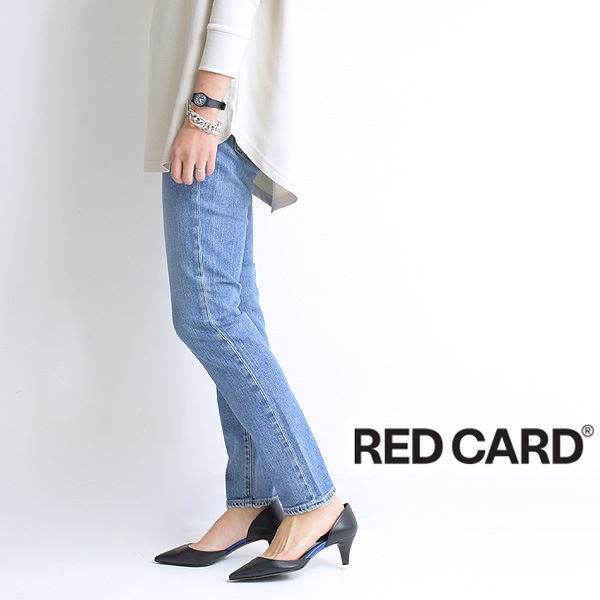 Red Card レッドカード Anniversary スリムテーパードデニム Akira Stoned Mid g Asm レディース Redcard 送料無料 Brand List R Red Card シーガルディレクション オンラインストア