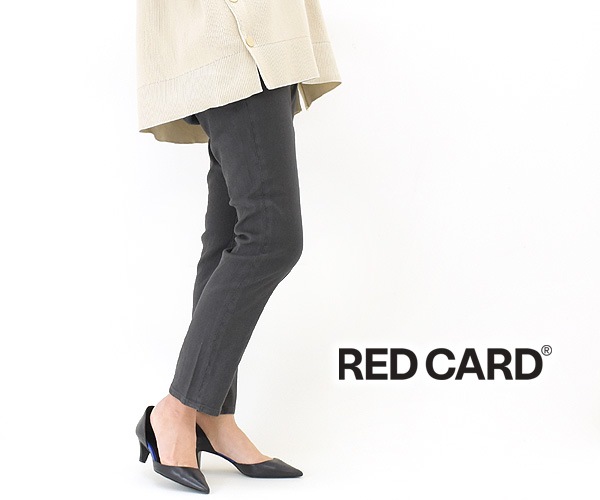新品タグ付き✨RED CARD レッドカード ブラックデニム　黒　33インチ