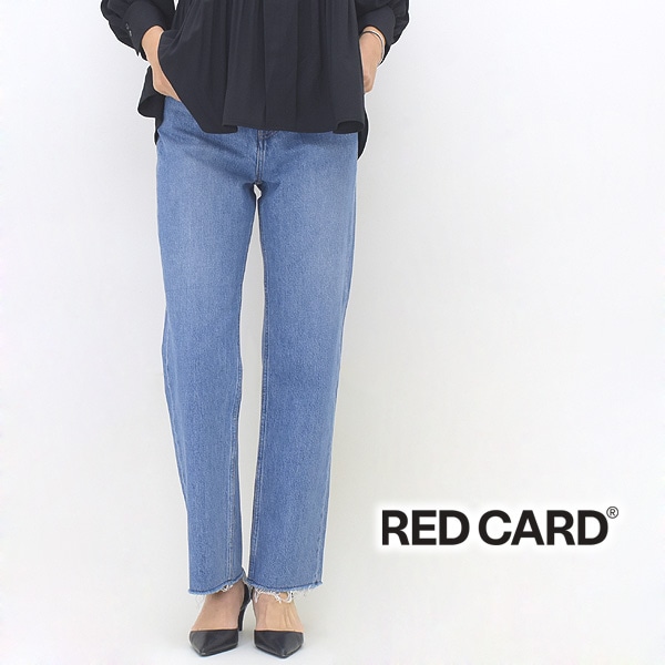 RED CARD レッドカード MM66 kita -Indigo Mid ルーズストレートデニムパンツ カットオフ 72255301md  レディース【送料無料】-Seagull direction ONLINE STORE