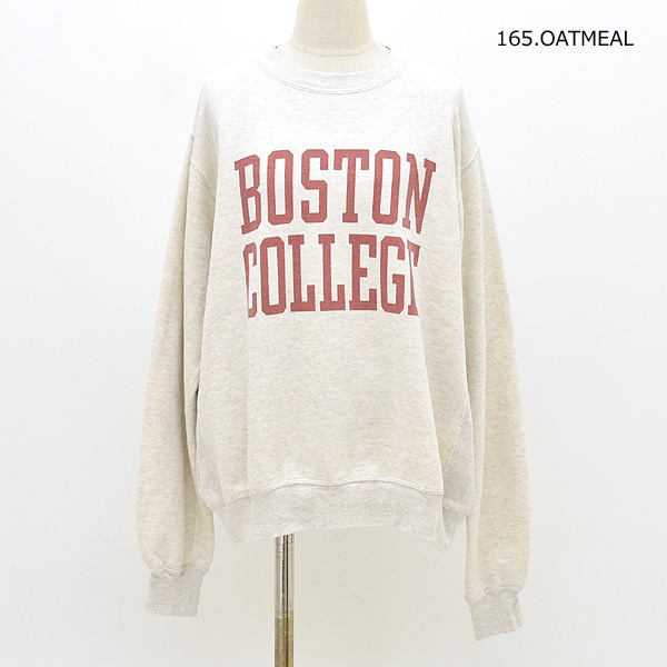 REMI RELIEF レミレリーフ SP加工3 飛び裏毛クルーネック