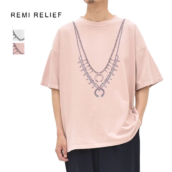 REMI RELIEF レミレリーフ HARD SP加工 20/-天竺BIGサイズTシャツ naja