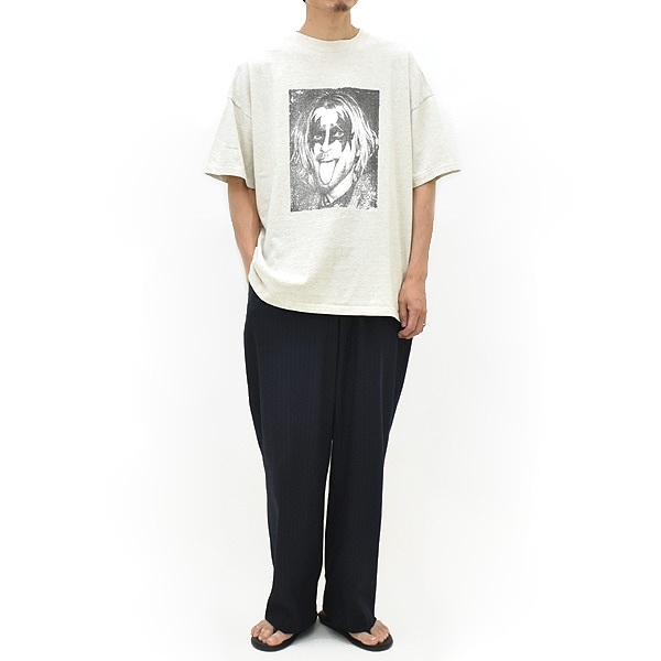 REMI RELIEF レミレリーフ HARD SP加工 20/-天竺BIGサイズTシャツ Who