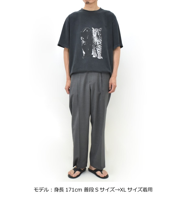 REMI RELIEF レミレリーフ SP加工NEW-Fit Tシャツ レオパード ヒョウ