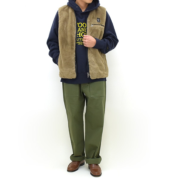 South2 West8 サウスツーウエストエイト パイピングベスト マイクロファー Piping Vest -Micro Fur-  NS735【送料無料】-Seagull direction ONLINE STORE