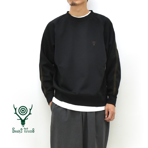 SOUTH2 WEST8 スウェットシャツ　ラグラン　ホッケーシャツ RW635]South2West8(サウスツーウエストエイト)Trainer Crew Neck Shirt