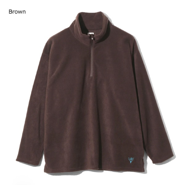 シー(各2枚ずつです。) South2 West8 サウスツーウェストエイト Half Zipped Shirt -Poly